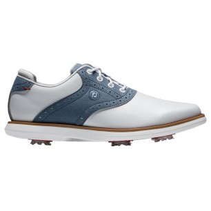 Scarpa Golf Donna Footjoy Traditions White/Blu Pianta M cod.97907K