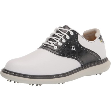 Scarpa Golf Uomo Footjoy Traditions White/Blu Pianta M cod.57899K