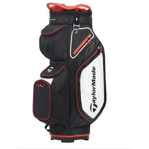 Sacca Golf TaylorMade TM20 Cart Bag 8.0 (White/Black/Red)