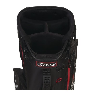 Sacca Golf da Spalle Titleist Players 4 Stadry Stand Bag (Black/Red)