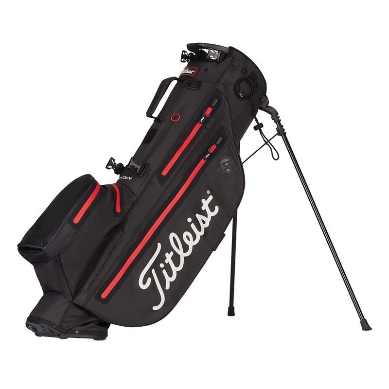 Sacca Golf da Spalla Titleist Players 4 Stadry Stand Bag (Black/Red)