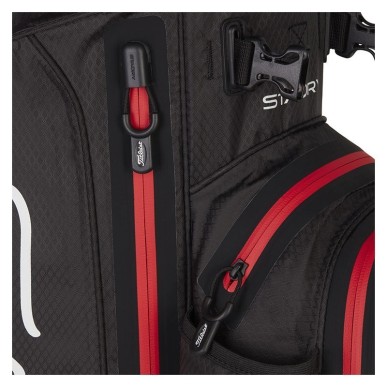 Sacca Golf da Spalle Titleist Players 4 Stadry Stand Bag (Black/Red)