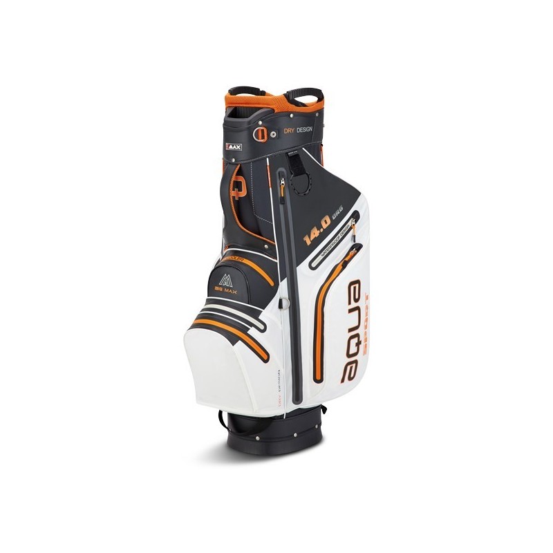 Sacca Golf Big Max Aqua Sport 3 WaterProof 14.0 ORG (White/Black/Orange)