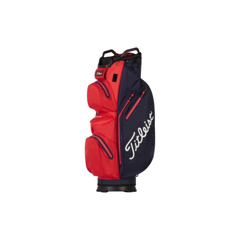 Sacca Golf Titleist Cart14 StaDry (Navy/Red)