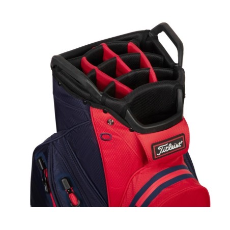 Sacca Golf Titleist Cart14 StaDry (Navy/Red)