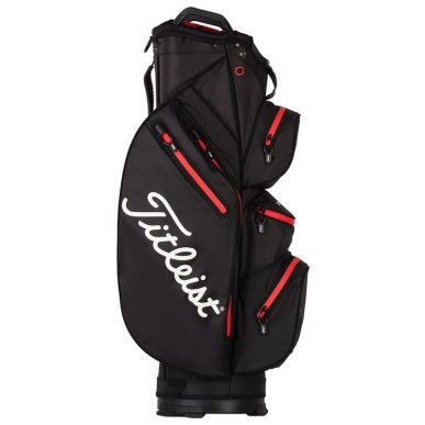 Sacca Golf Titleist Cart14 StaDry (Black/Red)