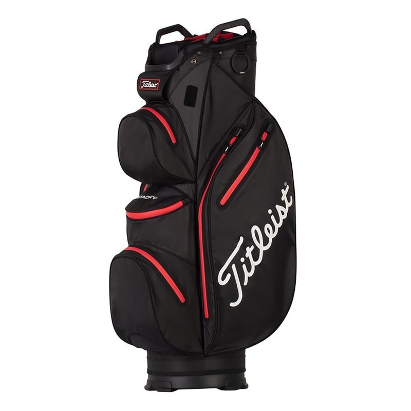 Sacca Golf Titleist Cart14 StaDry (Black/Red)