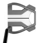 Putter Golf Taylormade Spider TourX  X3 35"